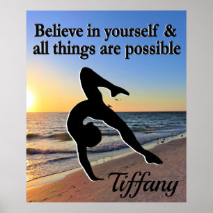 GYMNASTICS DREAMS-PERSONLIGEN POSTER