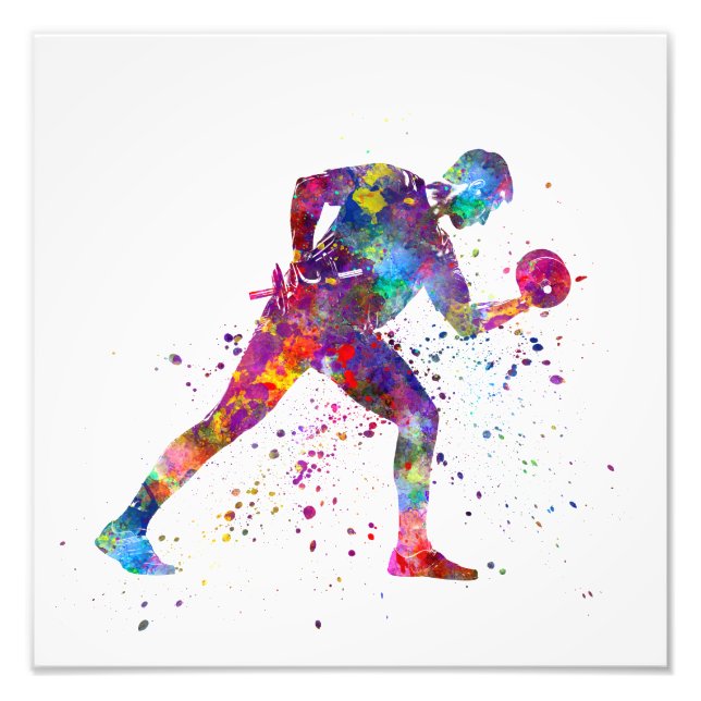 gymnastics exercise fototryck (Framsidan)