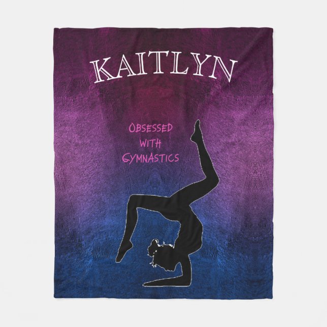 Gymnastics Fleece Blanket (Framsidan)