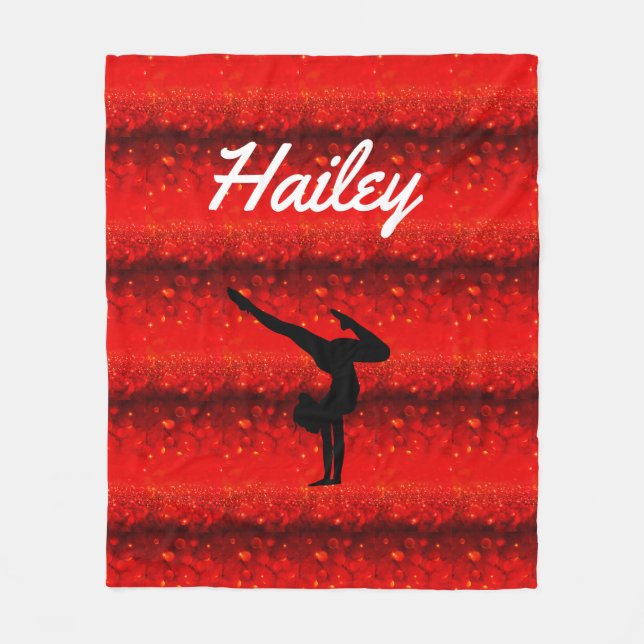 Gymnastics Fleece Blanket (Framsidan)