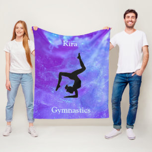 Gymnastics Galaxy Fleece Blanket