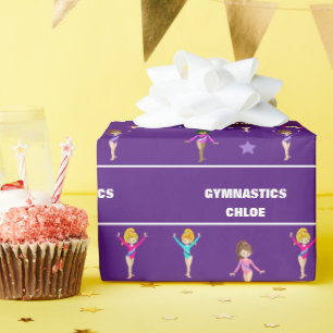 GYMNASTICS GIFT MED 5 GYMNASTS PERSONLIG PRESENTPAPPER