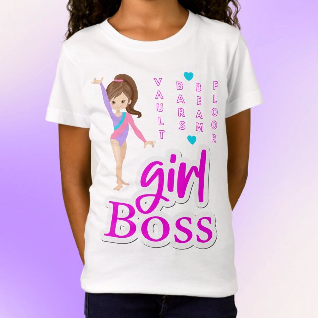 Gymnastics Girl Chef T-Shirt (Skapare uppladdad)