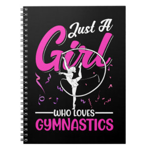Gymnastics Girl Funny Acrobatic Girl Gymnast Anteckningsbok