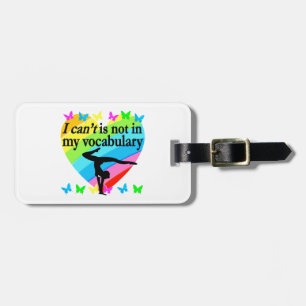 GYMNASTICS GIRL INSPIRATIONAL DESIGT BAGAGEBRICKA