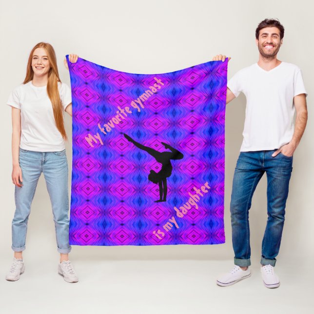 Gymnastics Girls Fleece Blanket från överordnad (På plats)