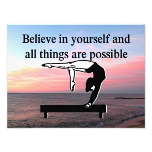 GYMNASTICS GOALS FOTOTRYCK