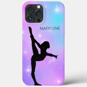 Gymnastics Gradient Phone Case w/ Namn of Gymnast