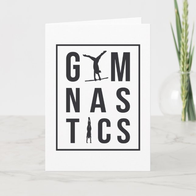 Gymnastics Gymnast Unven Pub Hopper Acrobat Mat Kort (Framsida)
