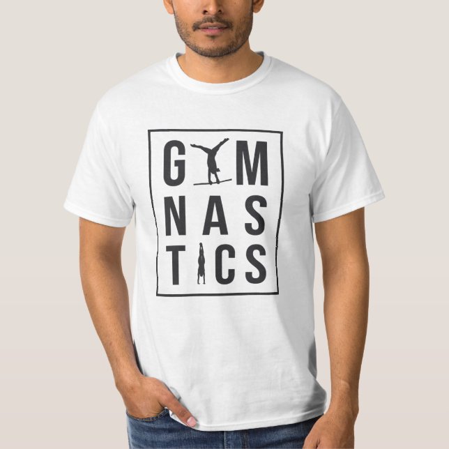 Gymnastics Gymnast Unven Pub Hopper Acrobat Mat T Shirt (Framsida)