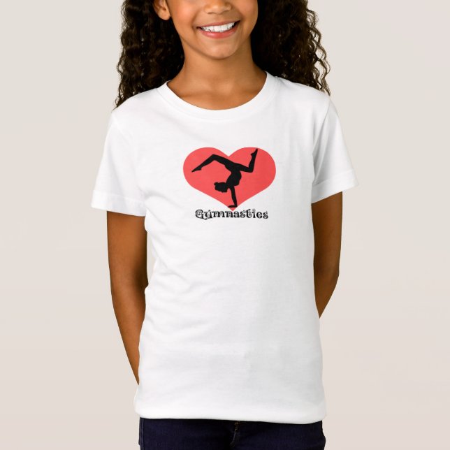 Gymnastics Heart T-Shirt (Framsida)