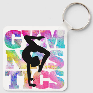 Gymnastics Keychain Art Nyckelring