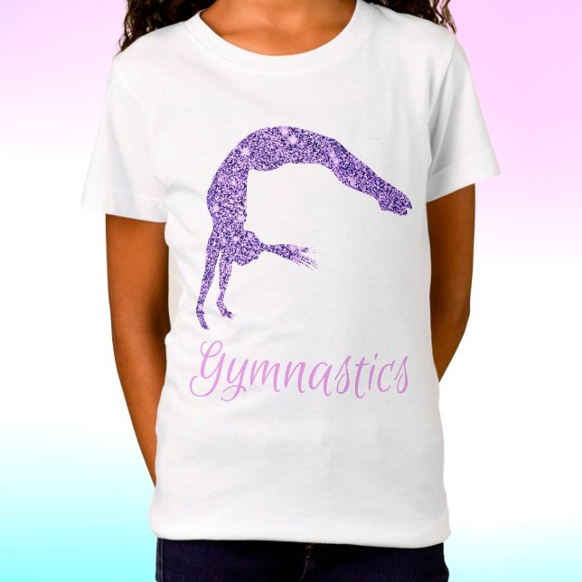 Gymnastics Lila Lilac Shimmer T-Shirt (Skapare uppladdad)