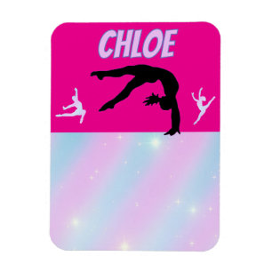 Gymnastics Lila Lilac Shock rosa Baby blue Pastel Magnet