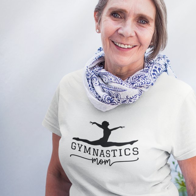 Gymnastics Mamma Acrobatic Typography T Shirt (Skapare uppladdad)