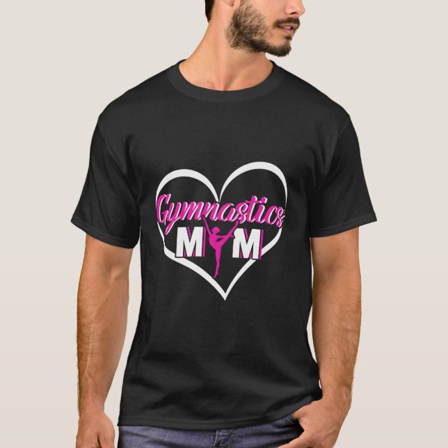 Gymnastics Mamma Acrobatics Rhythmic Gymnast T Shirt (Framsida)