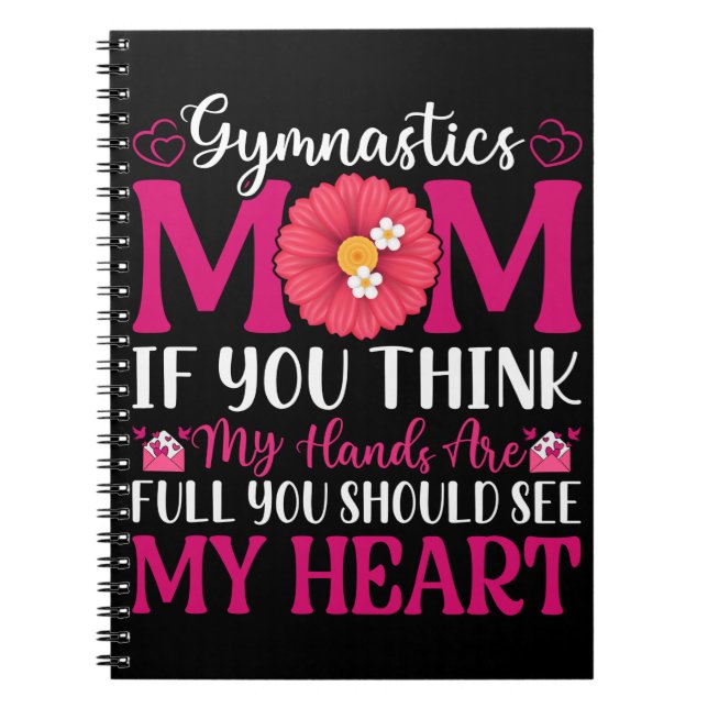 Gymnastics Mamma Anteckningsbok (Framsidan)