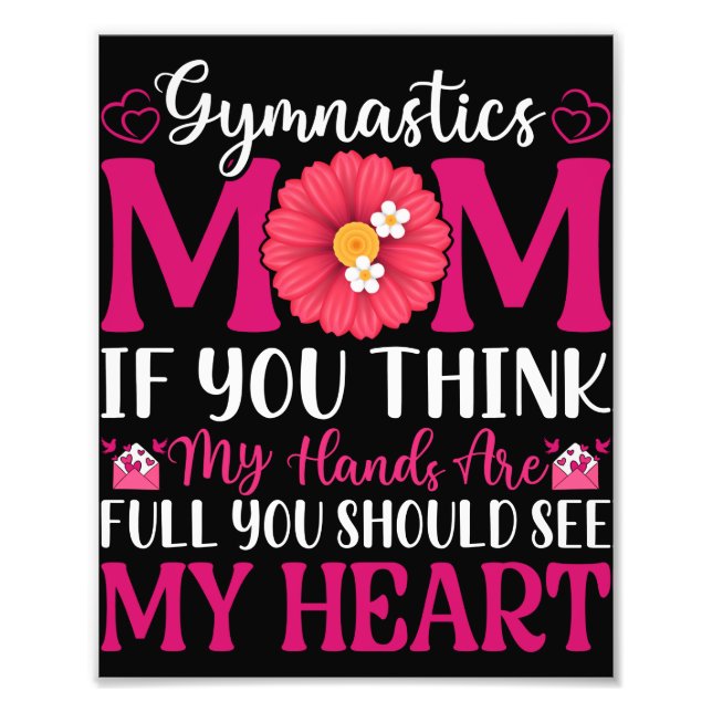 Gymnastics Mamma Fototryck (Framsidan)
