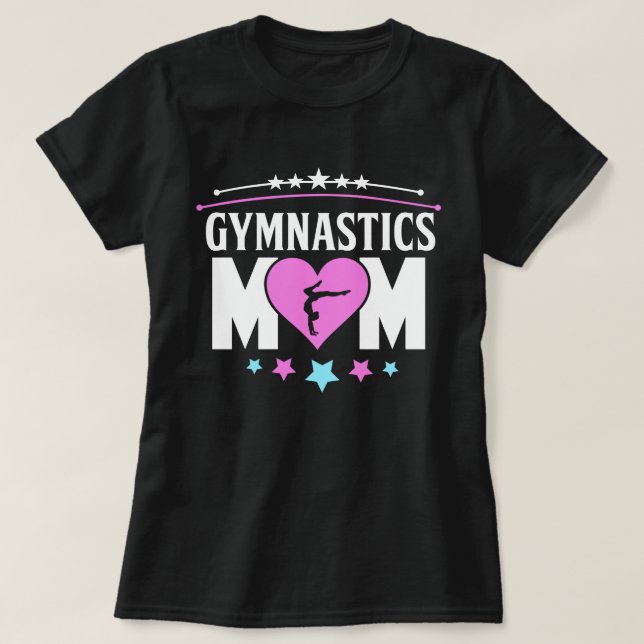 Gymnastics Mamma T Shirt (Design framsida)