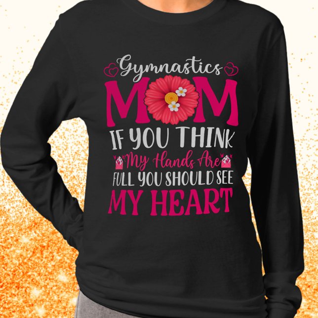 Gymnastics Mamma T Shirt (Skapare uppladdad)