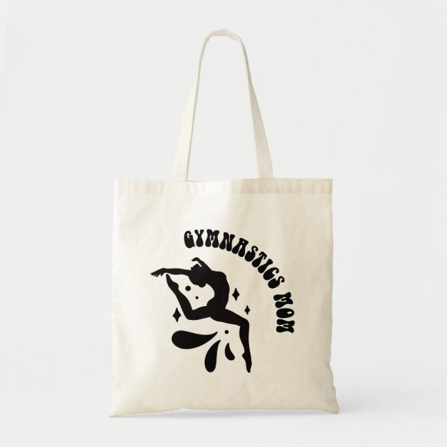 Gymnastics Mamma Tote Bag Tygkasse (Framsidan)