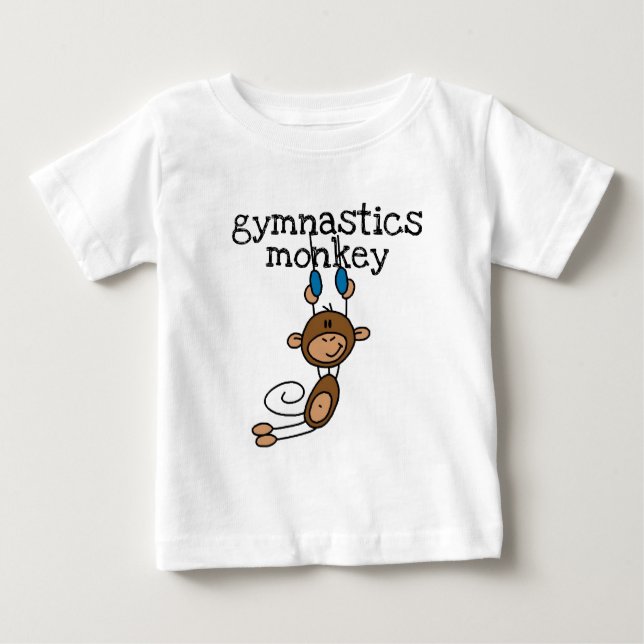 Gymnastics Monkey Tshirts och Gifts (Framsida)