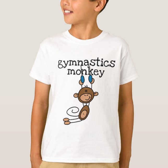 Gymnastics Monkey Tshirts och Gifts (Framsida)