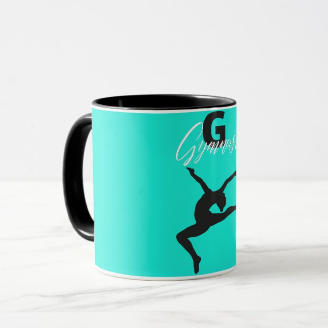 Gymnastics Monogram G är avsett för Gymnast Mugg (Framsida vänster)