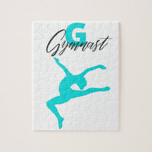 Gymnastics Monogram G är avsett för Gymnast Pussel