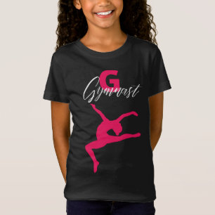 Gymnastics Monogram G är avsett för Gymnast T Shirt
