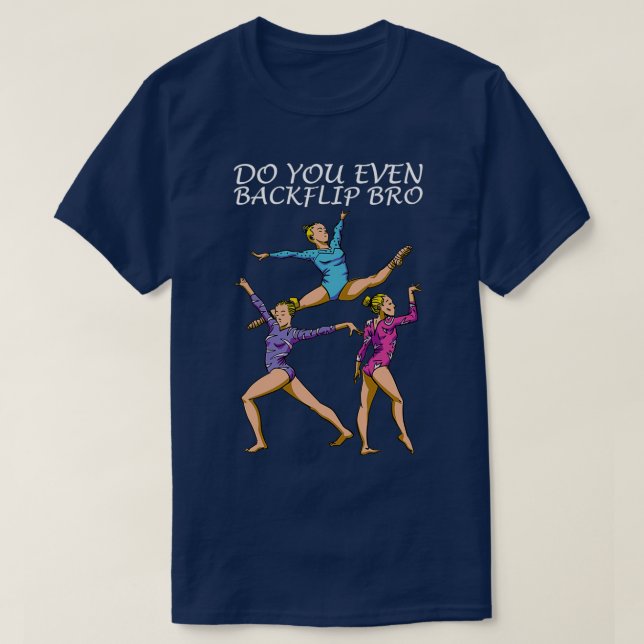 Gymnastics Motif for Acrobats and Gymnast 22 T Shirt (Design framsida)