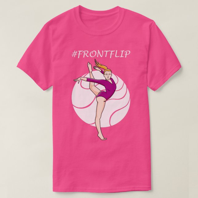 Gymnastics Motif for Acrobats and Gymnast 29 T Shirt (Design framsida)