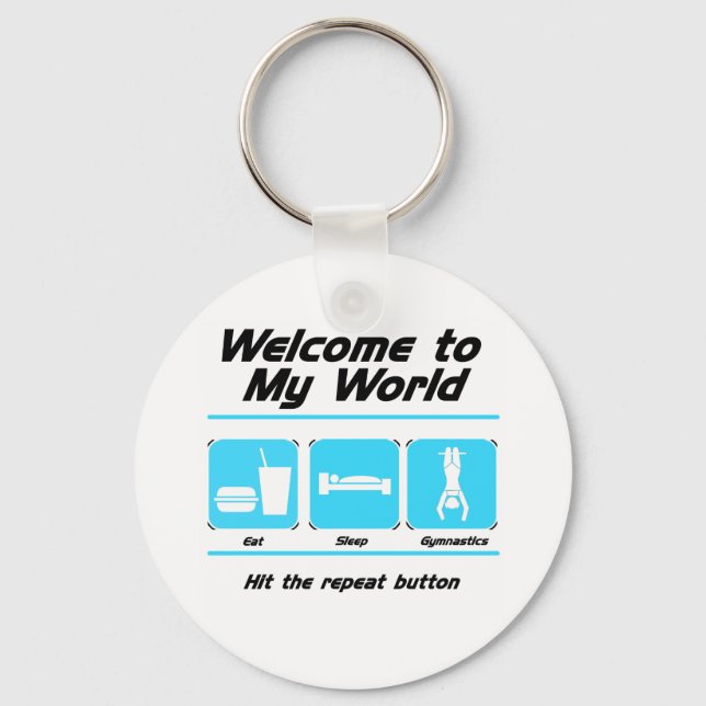 Gymnastics My World Nyckelring (Framsida)
