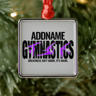 Gymnastics NAMN Acrobatic Team HandSpring Gymnast Julgransprydnad Metall