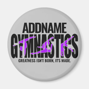 Gymnastics NAMN Acrobatic Team HandSpring Gymnast Magnet