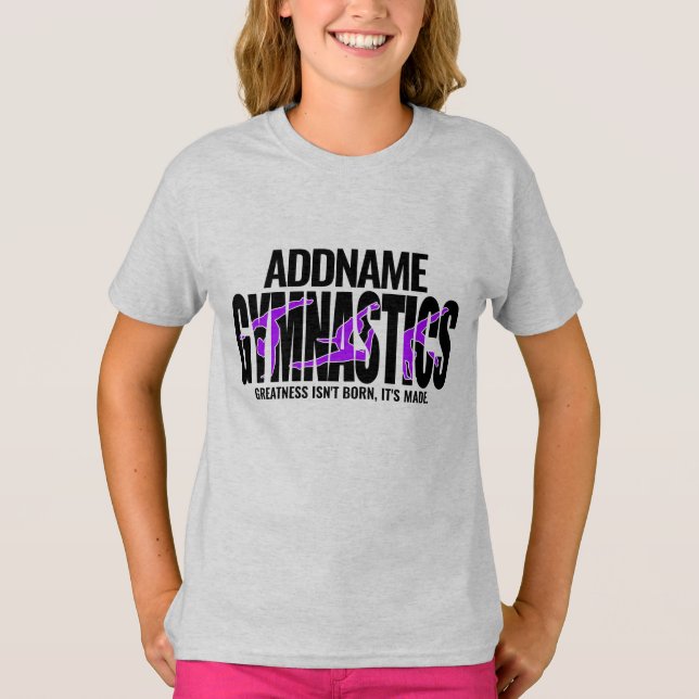 Gymnastics NAMN Acrobatic Team HandSpring Gymnast T Shirt (Framsida)