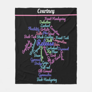 Gymnastics Ord Cloud Fleece Blanket
