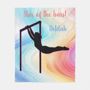Gymnastics Pastel Star of the Pub Personlig Fleecefilt