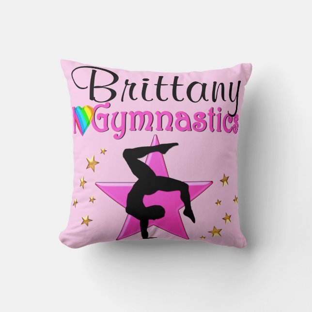 GYMNASTICS PILLOW (PERSONLIG FÖR ROSA) KUDDE (Framsida)