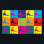 Gymnastics Pop Art Poster<br><div class="desc">Gymnastics Pop Art. Om Gymnastics är din hobby,  ockupation eller besatthet,  visa den med underbara T-shirts,  mugg,  klistermärken med mera. De är också underbara gåvor till andra Gymnastics fläkt!</div>