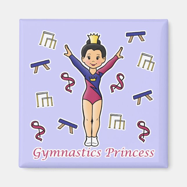 Gymnastics Princess Magnet (Framsidan)