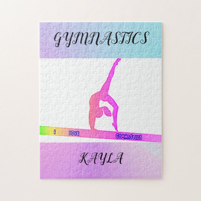 GYMNASTICS PUZZLE PERSONLIG! PUSSEL (Vertikal)