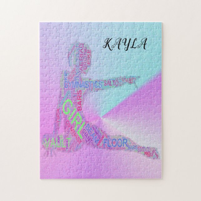 GYMNASTICS PUZZLE PERSONLIG! PUSSEL (Vertikal)