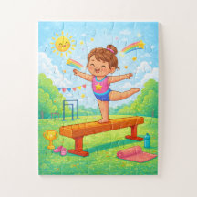 Gymnastics Puzzle | Young Gymnast Balance Beam