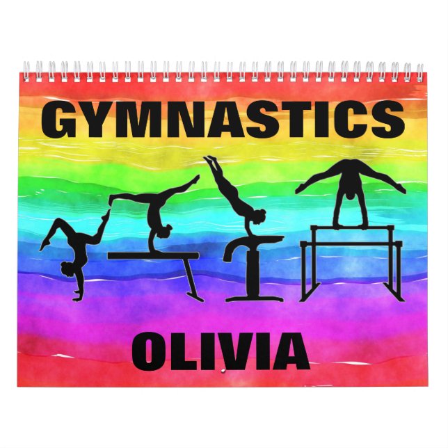 Gymnastics Rainbow Calendar Kalender (Omslag)