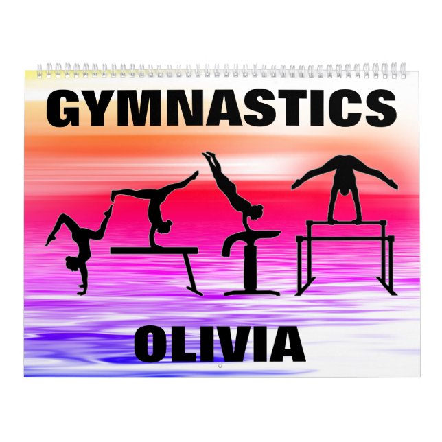 Gymnastics Rainbow Sjö Calendar Kalender (Omslag)