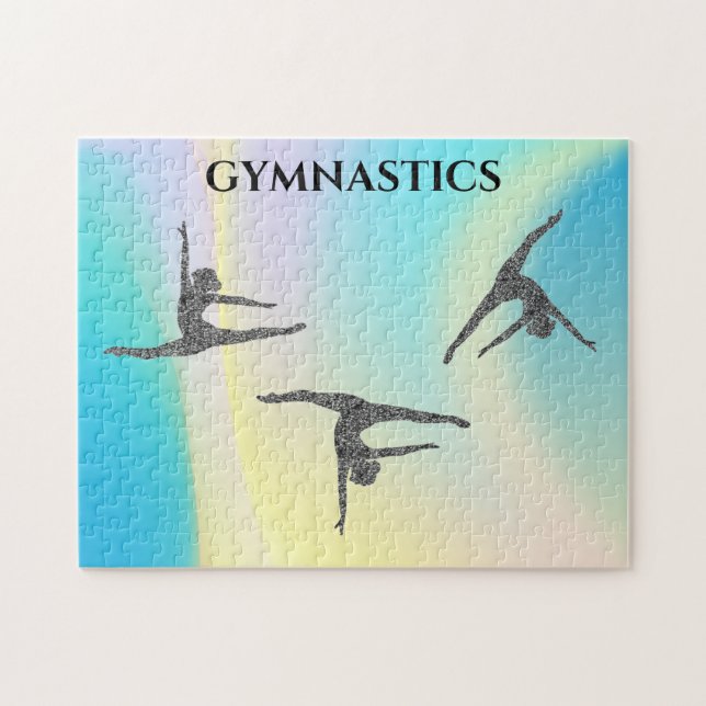 " GYMNASTICS" regnbåge Pussel (Horisontell)