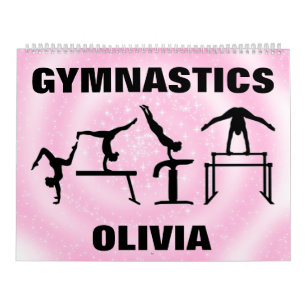 Gymnastics Rosa Gnistra Swirl Calendar Kalender