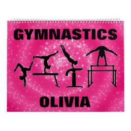 Gymnastics Rosa Gnistra Swirl Calendar Kalender