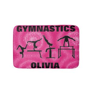 Gymnastics Rosa Gnistra Swirls Badrumsmatta
